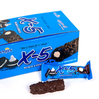韩国进口 三进SAMJIN 黑X5 饼干夹心巧克力棒864克（36gx24支）
