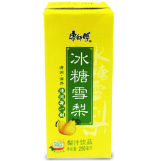 商品康师傅冰糖雪梨250ml*12盒果汁果味饮料整箱