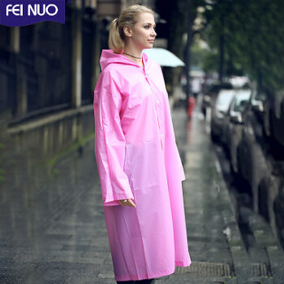 雨衣雨披男女非一次性成人户外徒步雨衣套装连体透明旅游EVA环保时尚长款yuyi反复使用 颜色随机