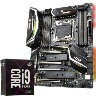 微星（MSI）X299 GAMING PRO CARBON主板+英特尔（Intel）i9-9900X 酷睿十核 板U套装/主板CPU套装