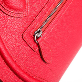 CELINE 思琳 Luggage系列 MICRO 女士牛皮革手袋 189793DRU 27ED 正红色
