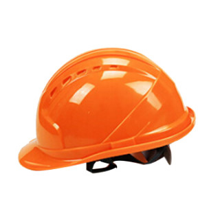 反光安全帽批发 领导佩戴防砸防护头盔 工地建筑头盔(橙色无反光条)