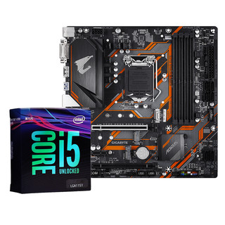 GIGABYTE 技嘉 B365M“小雕” +Intel i5-i5 9400F板U套装