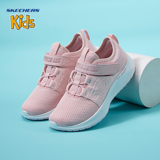 斯凯奇（Skechers）女童时尚休闲运动鞋81737L 浅粉色 35