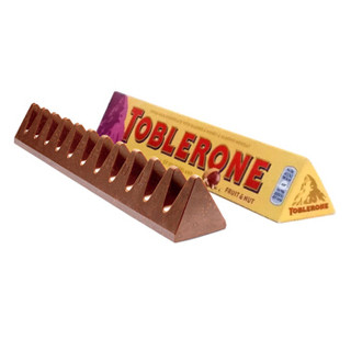 瑞士进口 Toblerone 瑞士三角牛奶巧克力含葡萄干及蜂蜜巴旦木糖 糖果零食 组合装6*100g