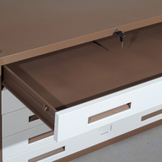 商品驰界(chijie)地图柜铁皮柜整理资料柜1号五抽建筑工程图纸收纳柜