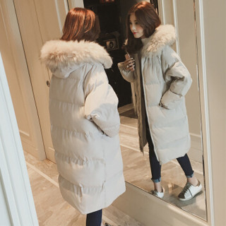 堡晟 2019冬季新款女装新品棉衣女韩版中长款外套面包服棉袄冬 WLPZJBK01B 黑色 M