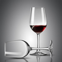TiaNXI 天喜 红酒杯 高脚杯玻璃杯家用酒店葡萄酒杯水杯子320ml 2只装