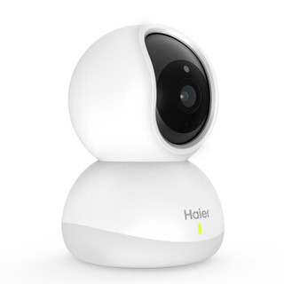 海尔(haier)智能云台摄像头监控器HCC-22B20-W-1080p手机远程红外夜视360度全景家用室内无线摄像机高清