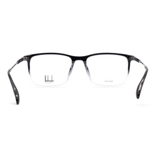 dunhill登喜路眼镜商务时尚全框眼镜架配镜近视男款光学镜架VDH169G 0W40渐变黑色55mm