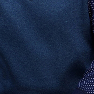 富贵鸟加绒针织衫中老年男士加厚衬衫领毛衣冬季保暖商务休闲爸爸装 紫色 175/92A（XL）