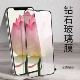 smorss 苹果11/iphone xr钢化膜 全屏高清手机膜 钻石透亮玻璃手机