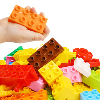 丹妮奇特（Dan Ni Qi Te） 400大颗粒拼插积木婴幼儿男孩女孩儿童玩具塑料生日礼物收纳盒装兼容乐高-2062