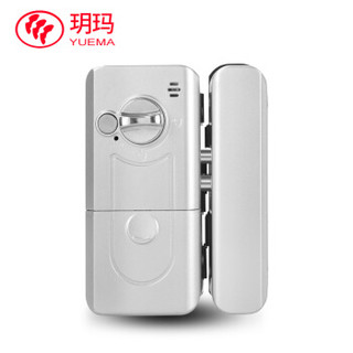 玥玛玻璃门指纹密码锁办公室门禁锁玻璃门锁740-ZNBL-9005-DYK