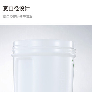 Blender Bottle 蛋白粉摇摇杯 运动健身水杯便携水壶男女士塑料杯子 白色 约643ml