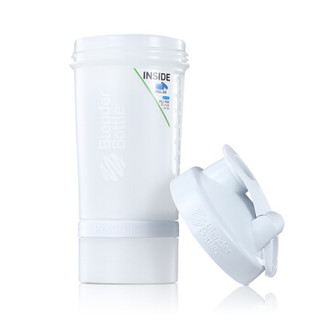 Blender Bottle 蛋白粉摇摇杯 运动健身水杯便携水壶男女士塑料杯子 白色 约643ml