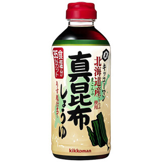 日本原装进口 龟甲万 万字北海道真昆布酱油 500ml