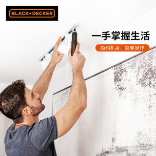 百得（BLACK&DECKER）Smart Push 电动螺丝刀 电钻起子 小型充电式手电钻电动螺丝批 家用电动工具BD40K27A