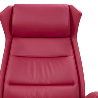 金海马/kinhom 电脑椅 办公椅 西皮老板椅 人体工学椅子 HZ-6150A红