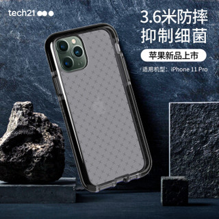 TECH21 苹果11Pro手机壳iPhone11 Pro保护套 5.8英寸全包防摔 5.8英寸菱格纹烟熏黑