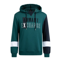 ARMANI EXCHANGE 阿玛尼奢侈品19秋冬新款男士针织休闲上衣 6GZMAE-ZJ1IZ GREEN-6802 S