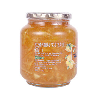 韩馫 蜂蜜柚子茶 1KG 蜂蜜果味茶 韩国进口 柚子茶冲调品