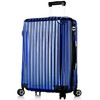 贝尔贝拉（B.L.B.L）拉杆箱万向轮旅行箱24英寸男女时尚镜面行李箱 蓝色