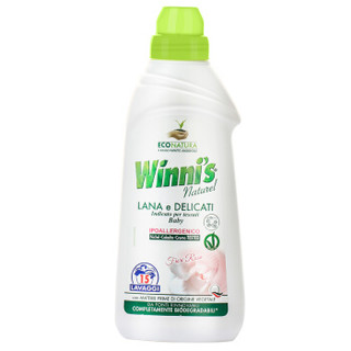 薇倪丝 Winni's 天然植萃纤柔及婴儿衣物洗衣液手洗型 柔顺 无刺激 750ml(意大利进口)