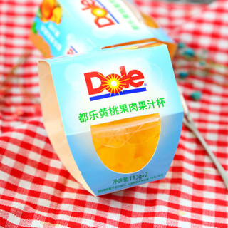 Dole 都乐 黄桃果肉果汁杯原箱装 113g*24杯