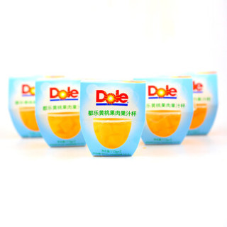 Dole 都乐 黄桃果肉果汁杯原箱装 113g*24杯