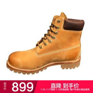 添柏岚/Timberland经典款耐磨高帮大黄靴踢不烂户外休闲工装靴 黄色A1P5S 男41.5码/欧码80