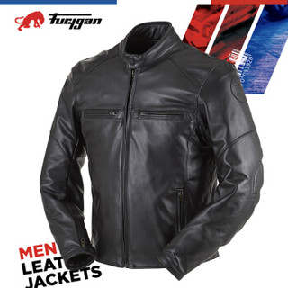 Furygan VINCE(文斯） 法国原产 休闲夹克款 摩托机车骑行皮衣 超软牛皮 D3O护具 棕色 M