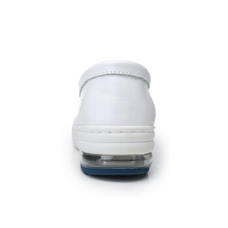 NYI白色气垫妈妈鞋坡跟透气减震护士鞋舒适百搭孕妇鞋1606 白色 40