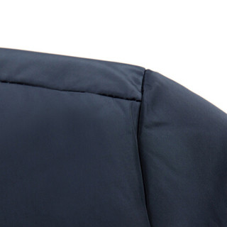 恒源祥棉衣男装外套中年棉服加厚常规款可脱卸帽子保暖棉袄 藏青 M（170/88A）