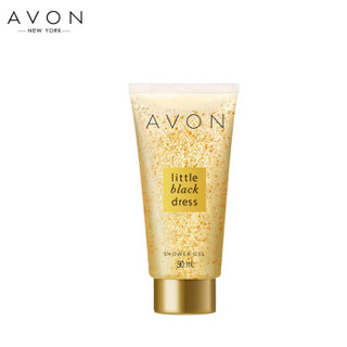 雅芳（AVON）黑裙系列4件套（黑裙香体150g+黑裙沐浴150毫升+黑裙手霜30g+绿茶唇膏4g）