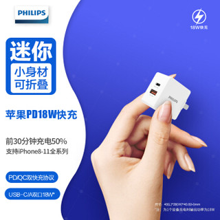 PHILIPS 飞利浦 DLP4321C 1A1C 充电器 18W