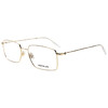 MontBlanc 万宝龙 男女款金色镜框金色镜腿光学眼镜架眼镜框 MB 0076O 005 57MM