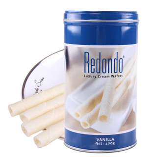 印度尼西亚进口 Redondo 瑞丹多 威化 卷心酥香草味 400g