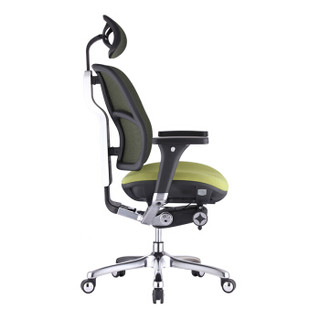 中伟（ZHONGWEI）电脑椅家用护腰转椅时尚简约休闲椅人体工学办公椅可升降-绿色