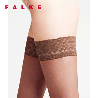 FALKE 德国鹰客 Shelina 12D超薄蕾丝舒适透明光滑高筒丝袜 coffee(咖啡色) 10.5-11 41526-5309