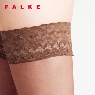 FALKE 德国鹰客 Shelina 12D超薄蕾丝舒适透明光滑高筒丝袜 coffee(咖啡色) 10.5-11 41526-5309