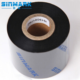 欣码（Sinmark）蜡基碳带 条码机色带 打印机条码机色带 热转印标签色带标签机 L60MM*300M