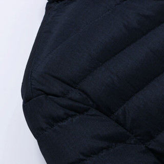 南极人短款羽绒服男士立领羽绒衣保暖休闲服上衣外套 MYJ15-298 蓝色 175/L