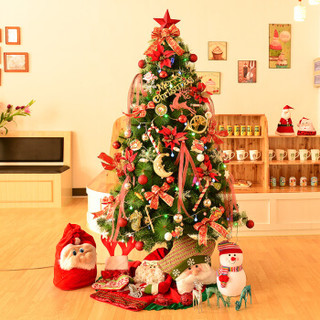 多美忆 圣诞树圣诞节装饰品2.1米圣诞树套餐豪华加密型圣诞树送彩灯
