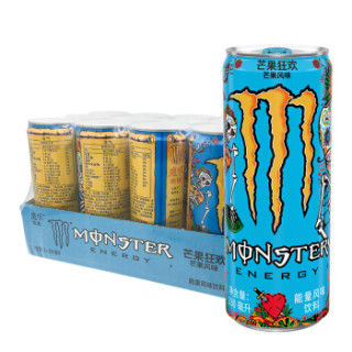 商品魔爪monster 芒果味风味饮料 维生素饮料 运动饮料 330ml*12罐