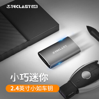 台电（Teclast）1TB Type-c USB3.1 移动硬盘 固态（PSSD） S30系列 如车钥匙般大小 迷你便携 高速传输