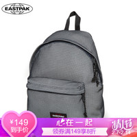 EASTPAK新款欧美时尚休闲简约纯色双肩包学院风潮包背包 黑灰色 EK62052S