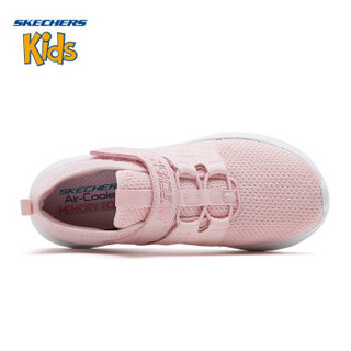 斯凯奇（Skechers）女童时尚休闲运动鞋81737L 浅粉色 28.5