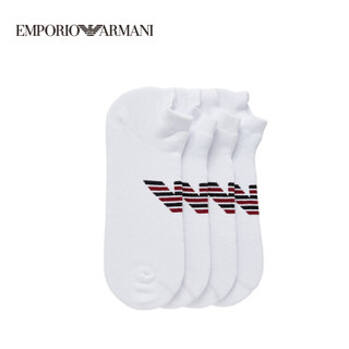 EMPORIO ARMANI UNDERWEAR 阿玛尼 306208-9A300 WHITE-00010 U 男士袜子（两双装）