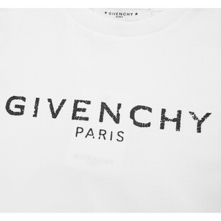 GIVENCHY KIDS 纪梵希 奢侈品童装 19秋冬新款 男童白色棉T恤 H25147/10B 4A/4岁/102cm